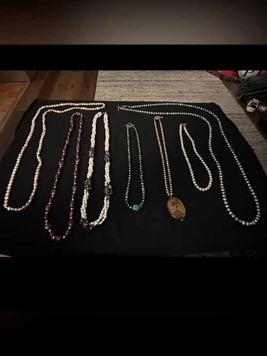 Estate Jewelry - Vintage Freshwater Pearl Necklace Jewelry Lot